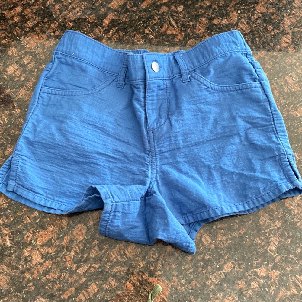 Tea Collection girls shorts size 12 blue with pockets
